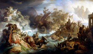 Allegori över slaget vid Salamis, 1858